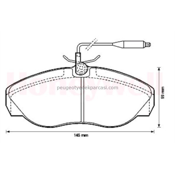 ON FREN BALATASI 1.4E.M BOXER-DUCATO 98-02