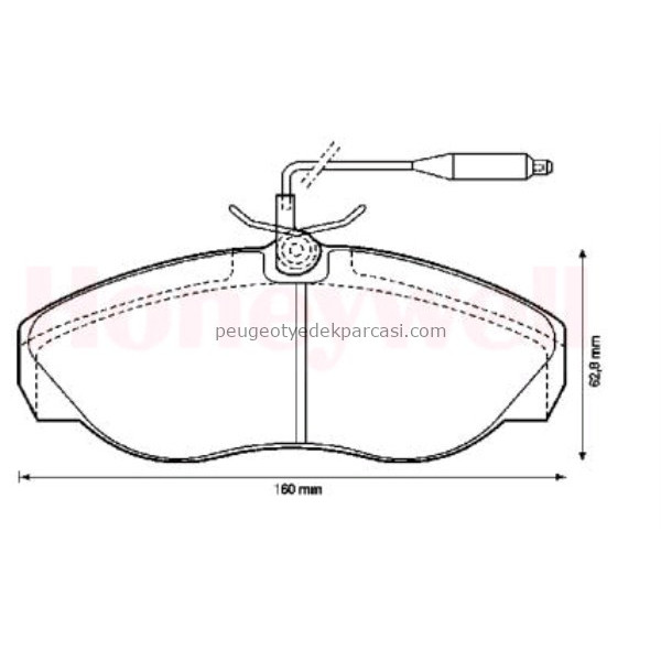 ON FREN BALATASI 1.8 E.M BOXER-DUCATO 98-02