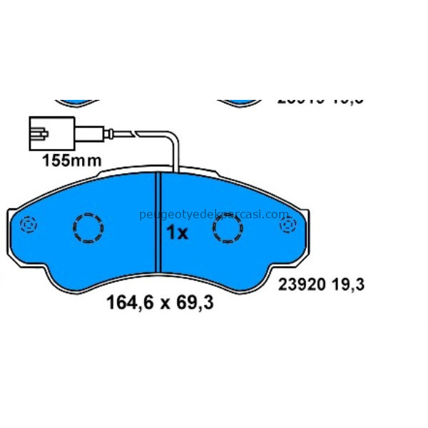 ARKA FREN BALATASI DISK BOXER-DUCATO 03-06