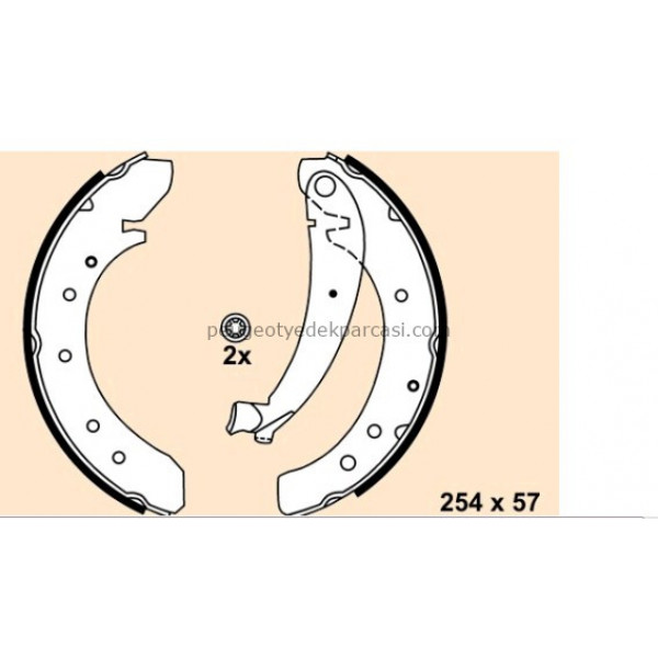 ARKA FREN BALATA PABUCLU 1.8 BOXER-DUCATO 98-02