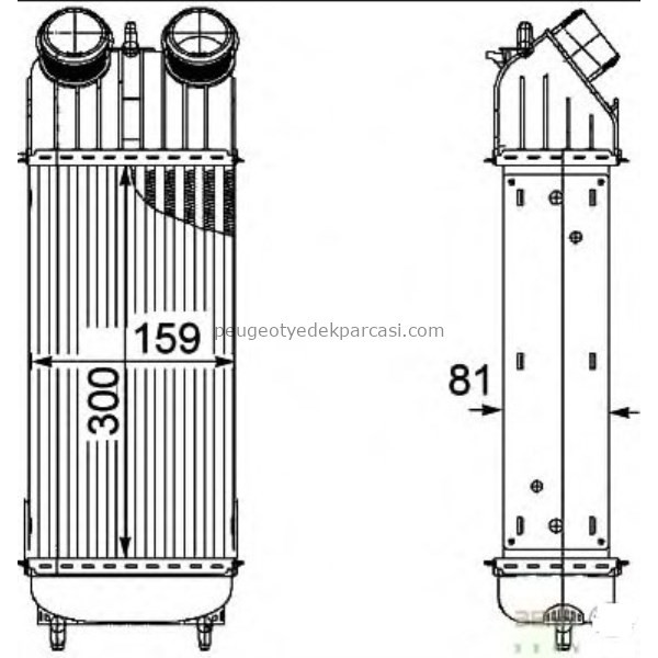 INTERCOOL RADYATOR 207-1007-C2-C3