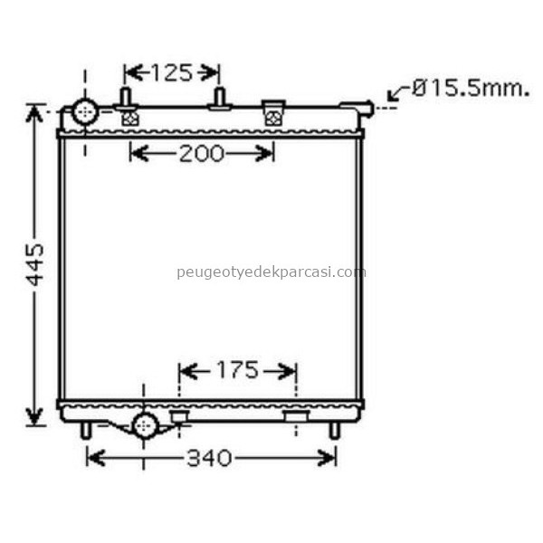 RADYATOR 207/C2/C3 1.4HDI