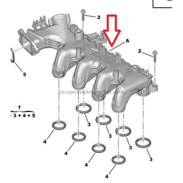 EMME MANIFOLDU 307-407-PARTNER TEPEE-C4-C5 1.6HDI DV6