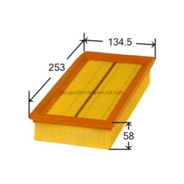 HAVA FILTRESI 407-C5 1.6 HDI (DV6ATED4) YN:1444.TK