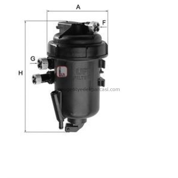 MAZOT FILTRE KUTUSU BOXER3 06>DUCATO 2.3JTD