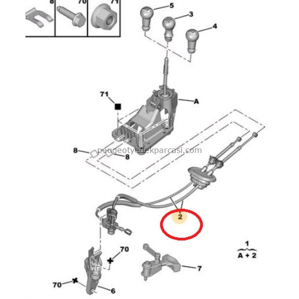 VITES KUMANDA TELI 207 1.4HDI DV4