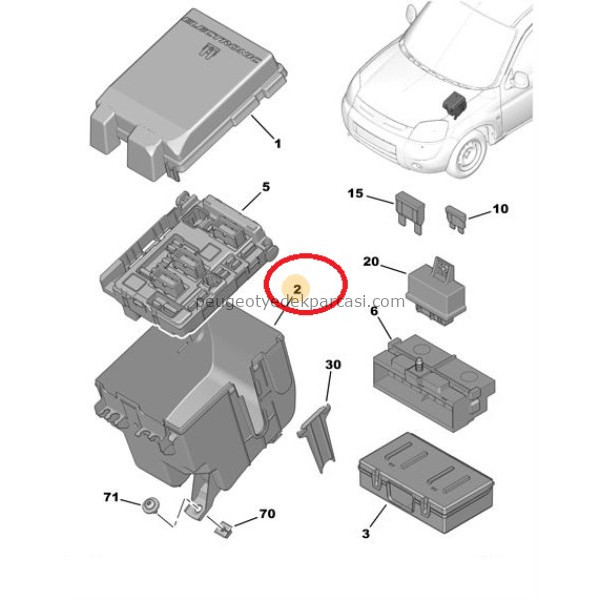 SIGORTA KUTUSU ALT PARTNER-BERLINGO 03-06